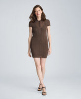 Kenneth Cole Shop Variegated Polo Sweater Dress, Brunette | Kenneth Cole