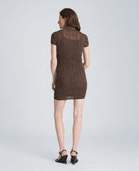 Kenneth Cole Shop Variegated Polo Sweater Dress, Brunette | Kenneth Cole