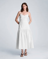 Kenneth Cole Sweetheart Bubble Flounce Midi Dress