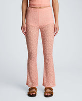 Kenneth Cole Stretch Lace Pull On Flare Pant with Inner Short