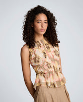 Kenneth Cole Mesh Front Ruch Tank