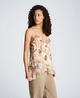 Kenneth Cole Asymmetrical Ruffle Cami