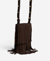 Kenneth Cole Fringe Crossbody Pouch Bag