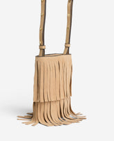 Kenneth Cole Fringe Crossbody Pouch Bag