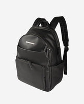 Kenneth Cole Marley Laptop Backpack – Sleek Pebble PU, 14" Sleeve | KC