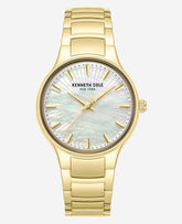 Kenneth Cole Classic Gold Tone Bracelet Watch