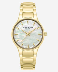 Kenneth Cole Classic Gold Tone Bracelet Watch