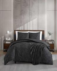 Kenneth Cole Silhouette Floral Comforter + Sham Set