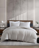 Kenneth Cole Shop Reversible Grey Waffle Duvet Cover Set | KC Home