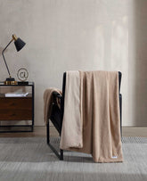 Kenneth Cole Faux Fur Solid Throw Blanket