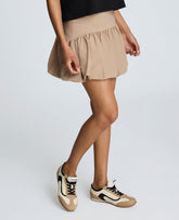 Kenneth Cole Pull-On Bubble Hem Mini Skirt