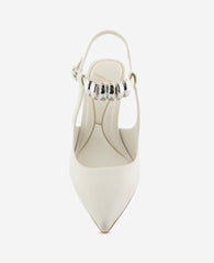 Kenneth Cole Romi Patent Hardware Ankle Slingback Heel