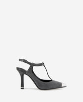 Kenneth Cole Shop Romi T-Strap Suede Heels, Grey Pointed Pumps | KC