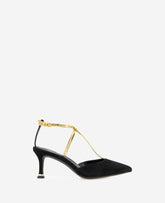 Kenneth Cole Shop Black Suede T-Strap Heel – Umi Pump | Kenneth Cole