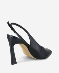 Kenneth Cole Priya Leather Peep Toe Slingback Heel