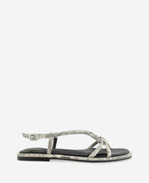 Kenneth Cole Paria Embossed Knot Detail Sandal