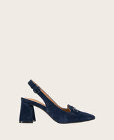 Kenneth Cole Shop Dionne Slingback Pump – Navy Suede | Gentle Souls