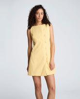 Kenneth Cole Boat Neck Sheath Mini Dress – Pastel Yellow | Kenneth Cole
