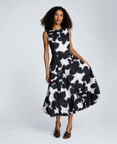 Kenneth Cole Bubble Hem Midi Dress