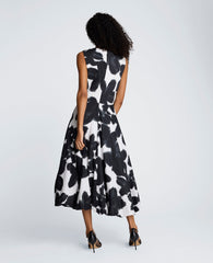 Kenneth Cole Bubble Hem Midi Dress