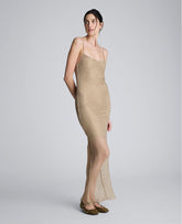 Kenneth Cole Shop Metallic Slip Maxi Dress Soft Amber | Kenneth Cole