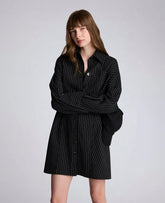 Kenneth Cole Pinstripe Shirt Dress