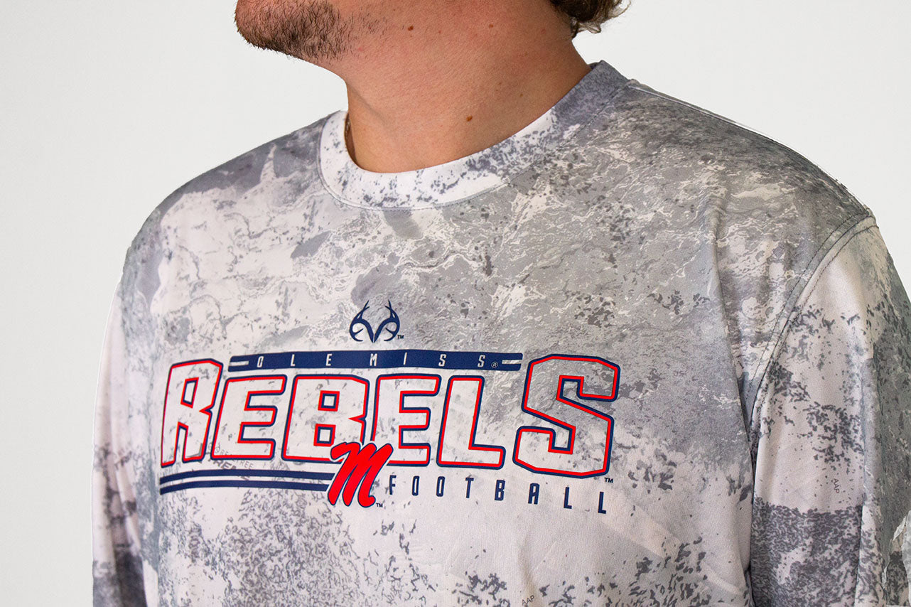 Realtree Ole Miss Rebels Unisex Long Sleeve Shirt - Realtree XTREME Colors