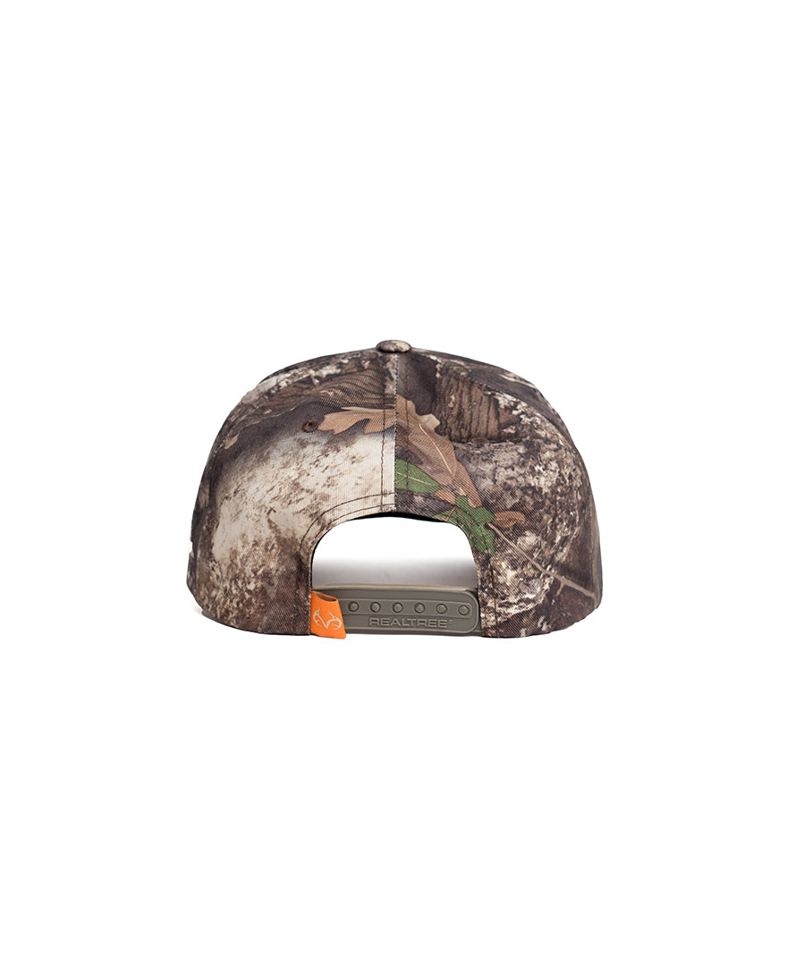 Realtree Unisex Embroidered Logo 6 Panel Camo Hat - Realtree APX