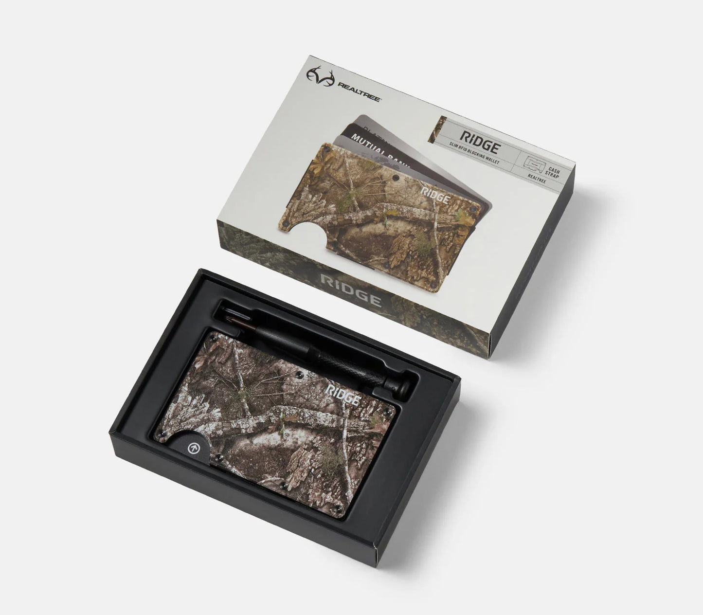 Realtree Ridge Aluminum Minimalist Camo Wallet - Realtree APX