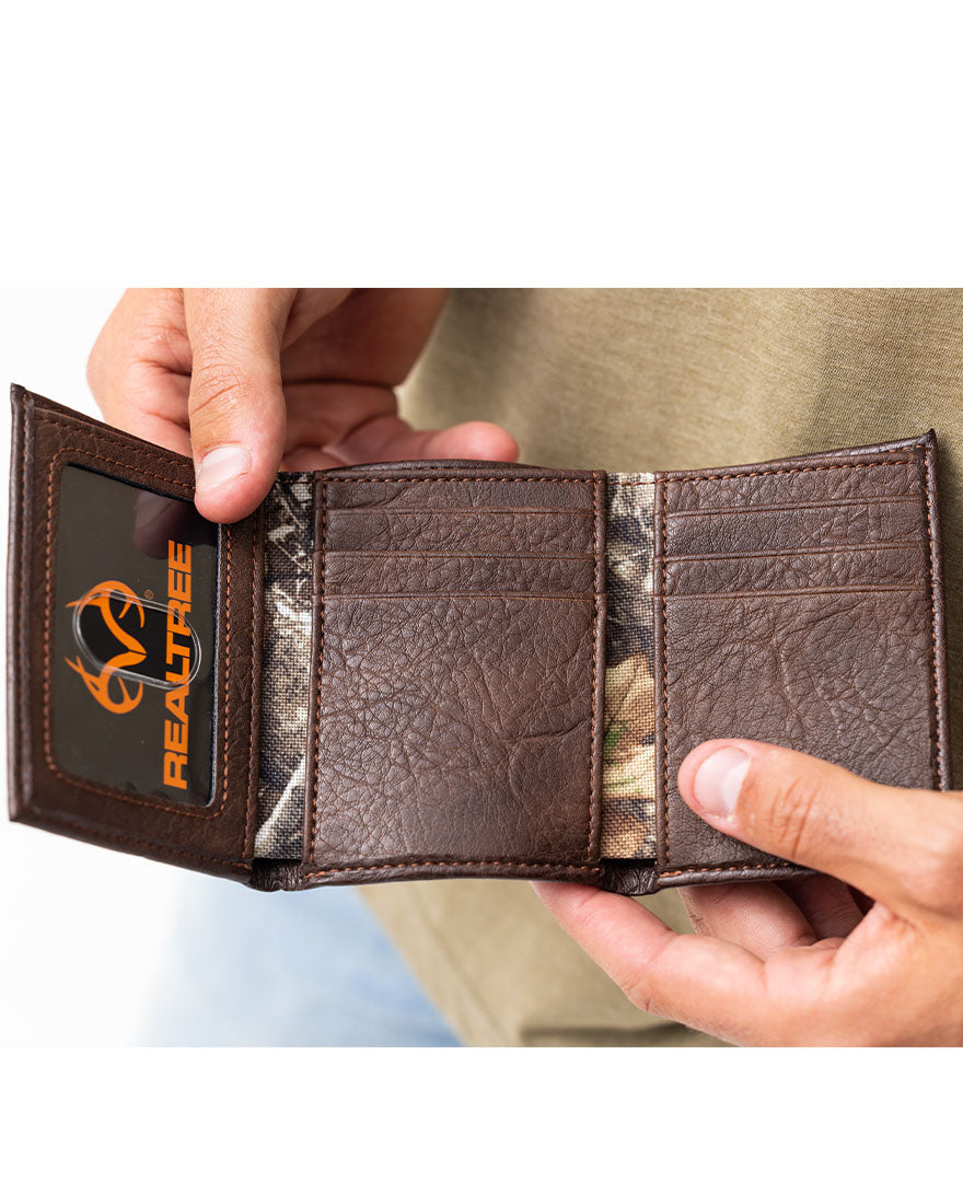 Realtree Realtree Antler Logo Trifold Wallet