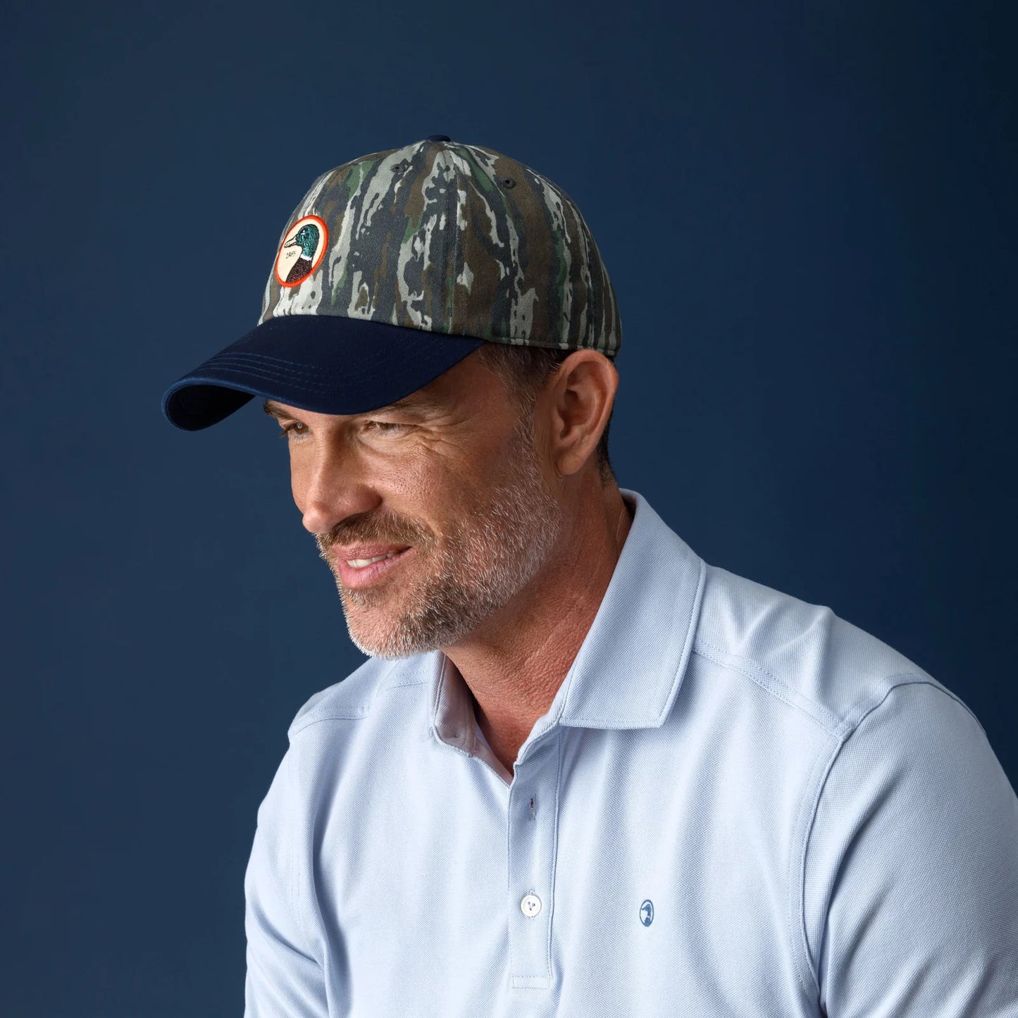 Realtree Duck Head Circle Patch Camo Twill Hat - Realtree Original