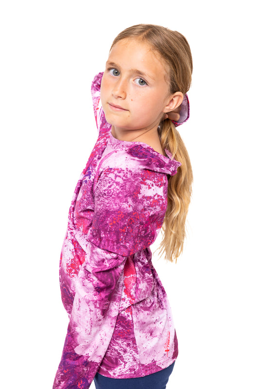 Realtree Realtree Fishing Kid's Hot Pop Long Sleeve Crewneck Shirt - Realtree XTREME
