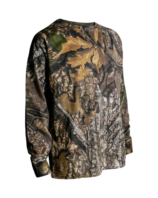 Realtree King's Camo Kids Classic Long Sleeve Hunting T-shirt - Realtree APX