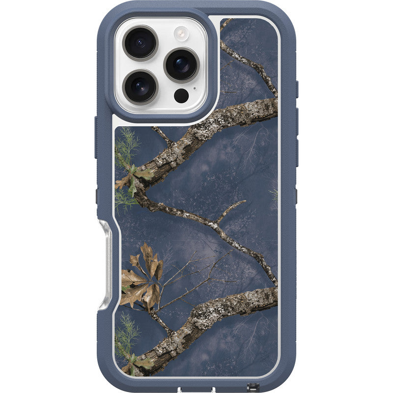 Realtree Otterbox iPhone 16 Pro Max Defender Series XT Pro for MagSafe Aegean Blue Case - Realtree APX Colors