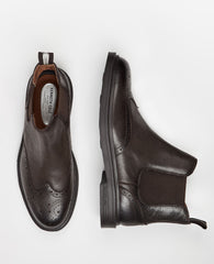 Kenneth Cole Frank Double Gore Wingtip Chelsea Boot
