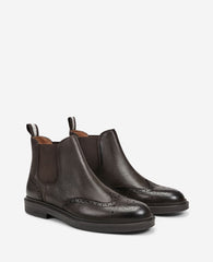 Kenneth Cole Frank Double Gore Wingtip Chelsea Boot