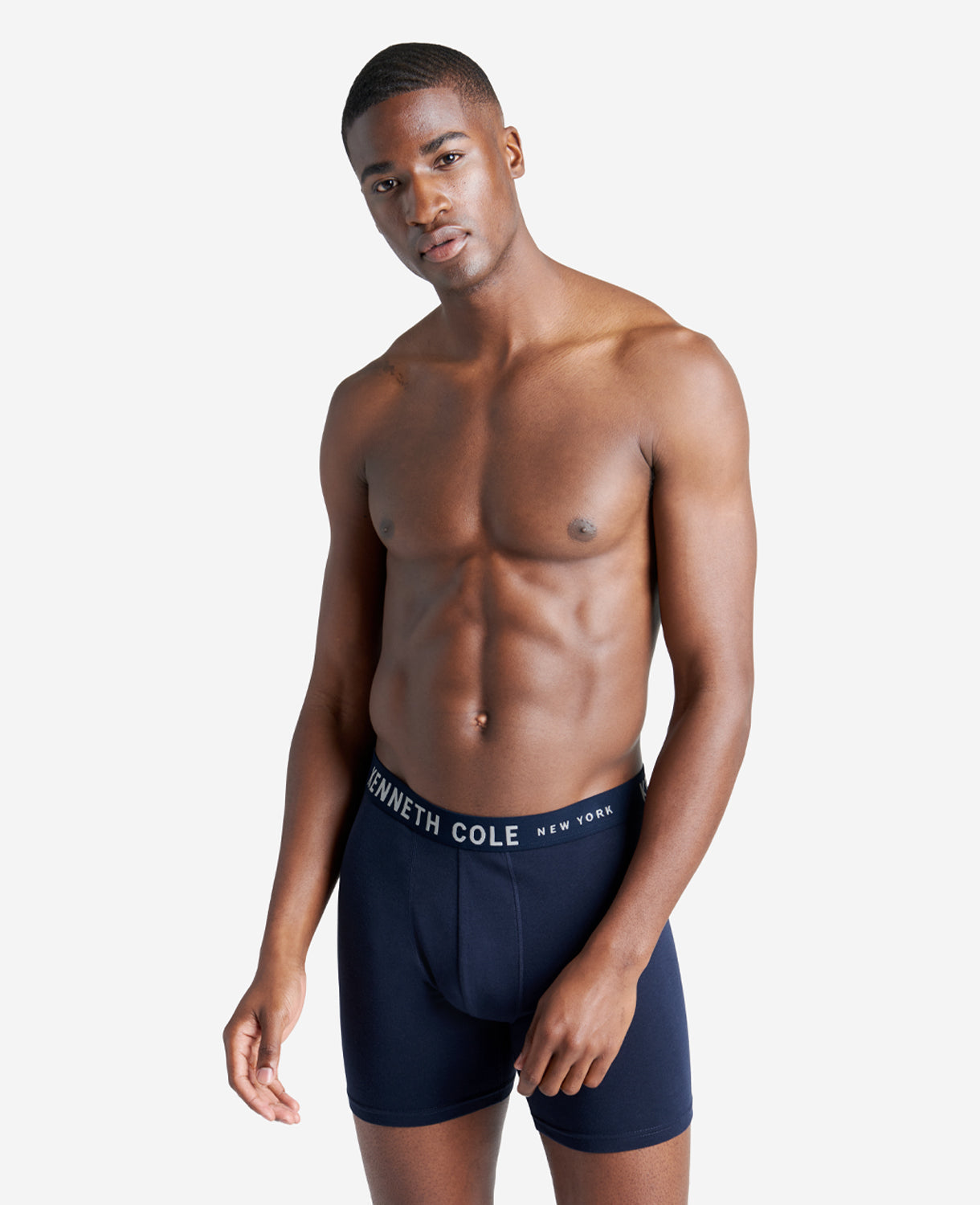 Kenneth Cole 3-Pack Boxer Briefs – Navy & Black Modal Stretch | KC