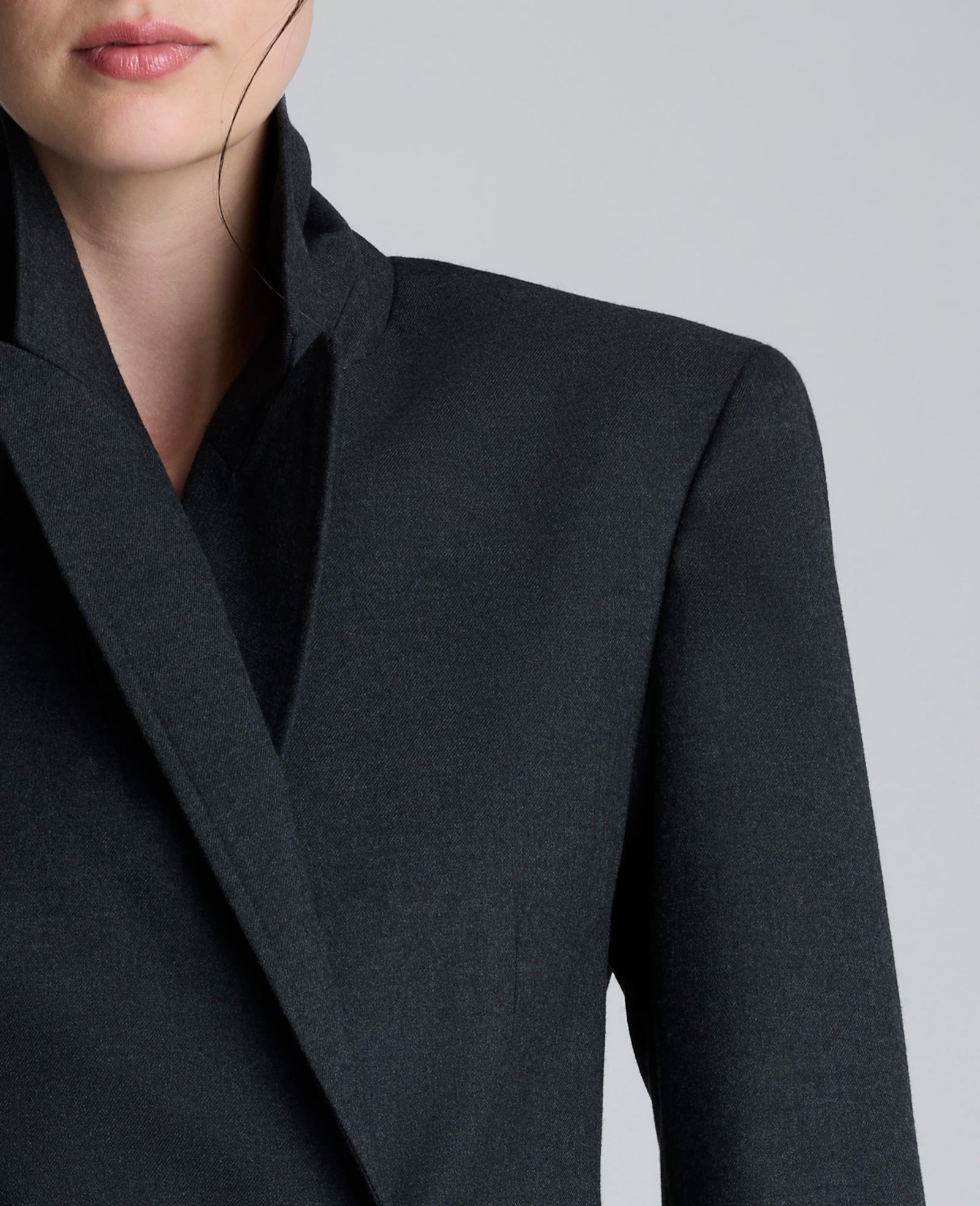 Kenneth Cole Flannel Double Breasted Jacket