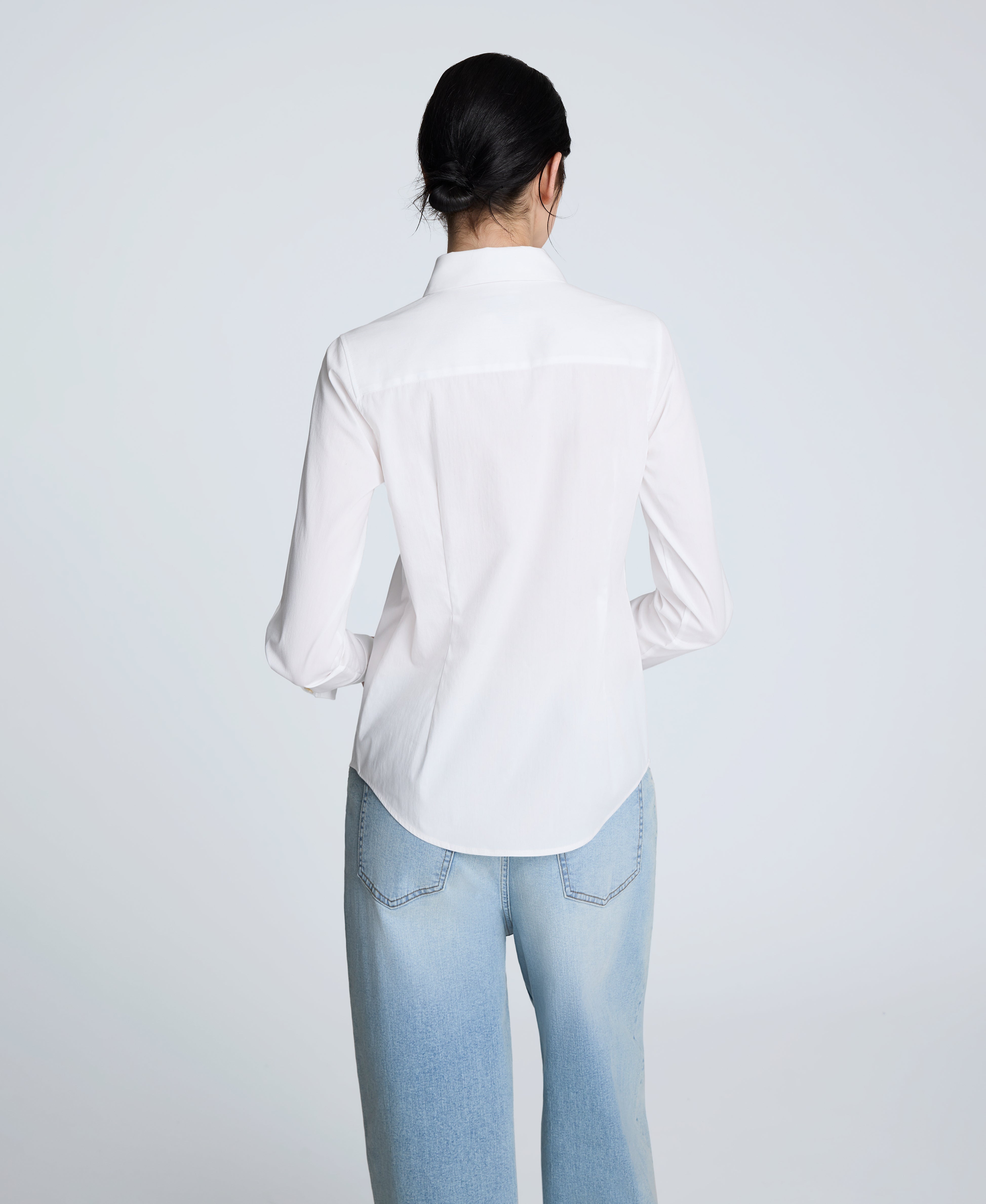 Kenneth Cole Poplin Button Front Shirt
