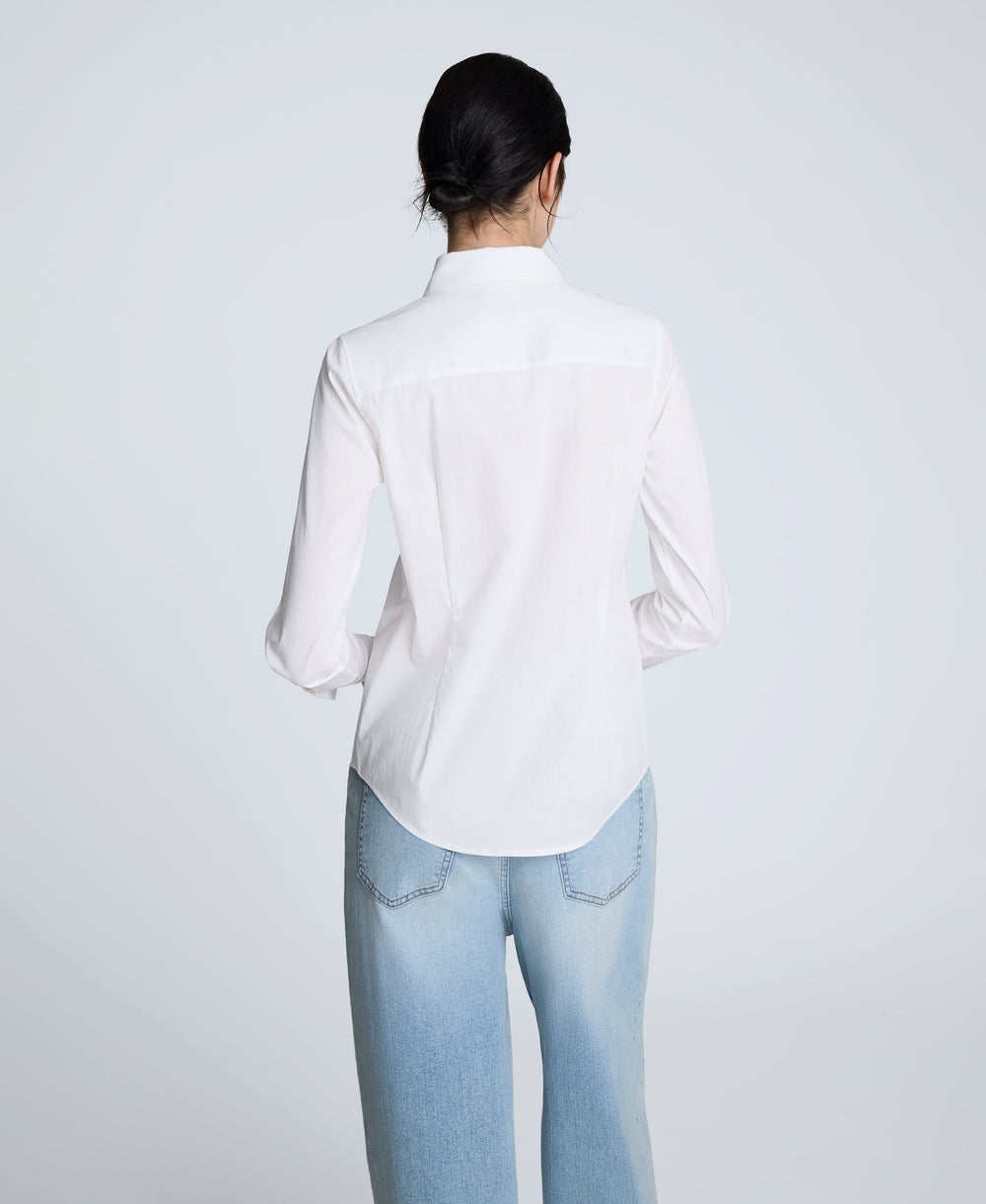 Kenneth Cole Poplin Button Front Shirt
