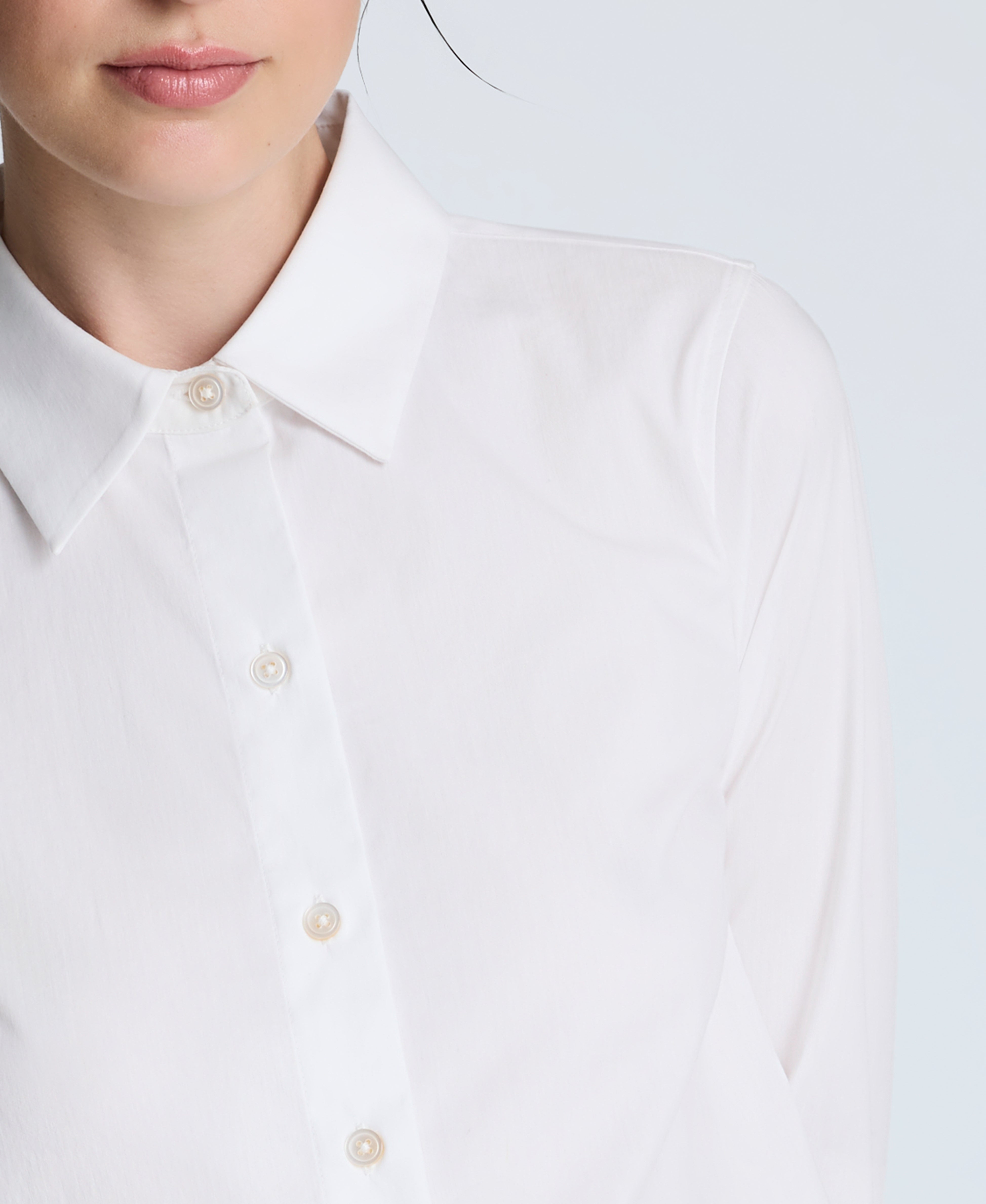 Kenneth Cole Poplin Button Front Shirt