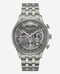 Kenneth Cole Dress Sport Chronograph Stainless Steel Bracelet Watch