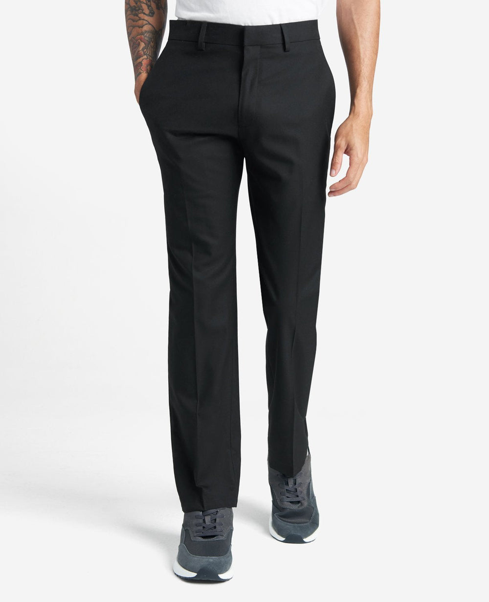 Kenneth Cole Shop Slim-Fit Stretch Twill Dress Pant, Black | Kenneth Cole
