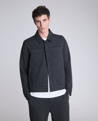 Kenneth Cole Trucker Jacket: Charcoal Mix, Soft Stretch | Kenneth Cole