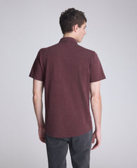 Kenneth Cole Shop Short Sleeve Sportshirt: Mulberry Mix | Kenneth Cole