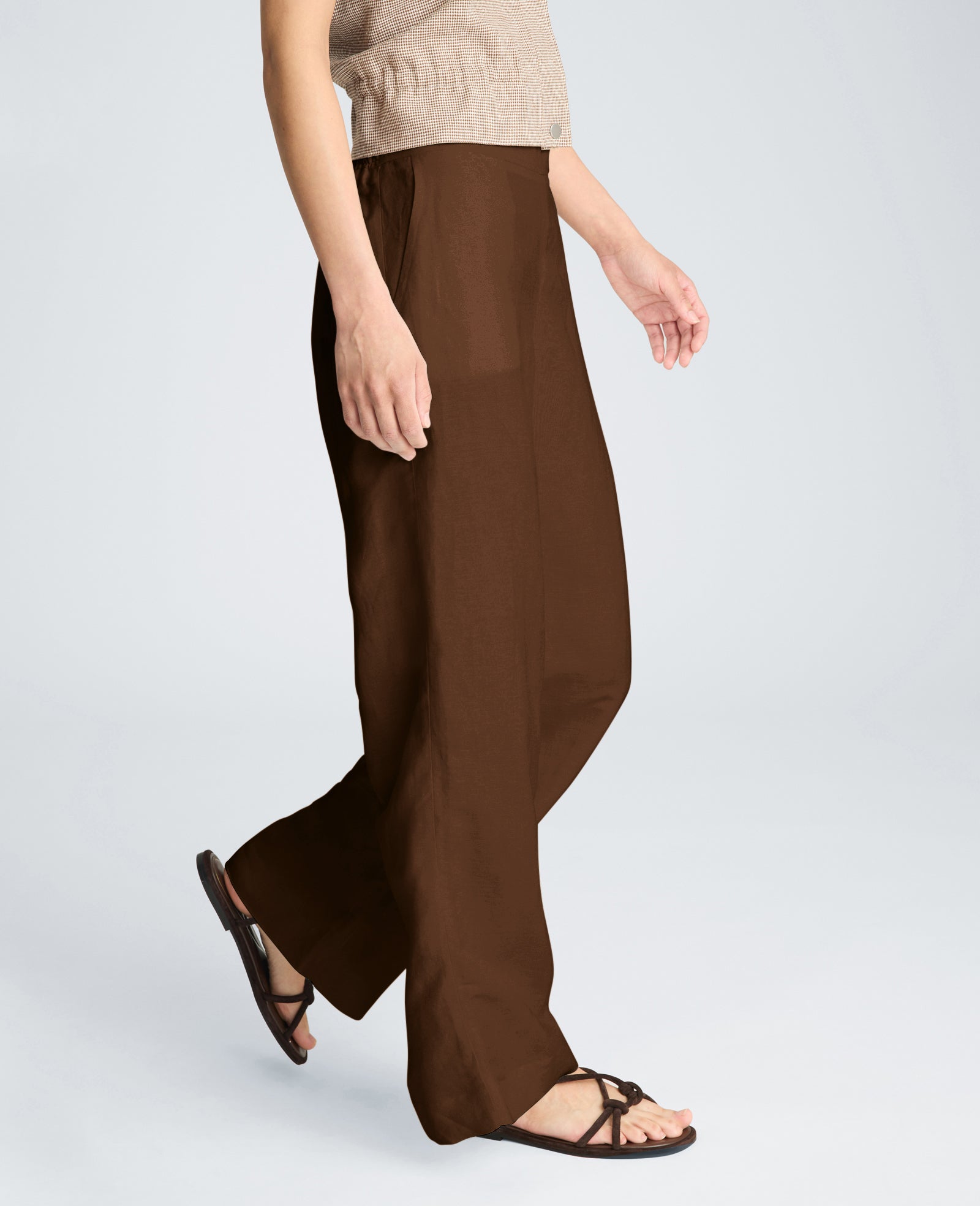 Kenneth Cole Pull On Wide Leg Pant