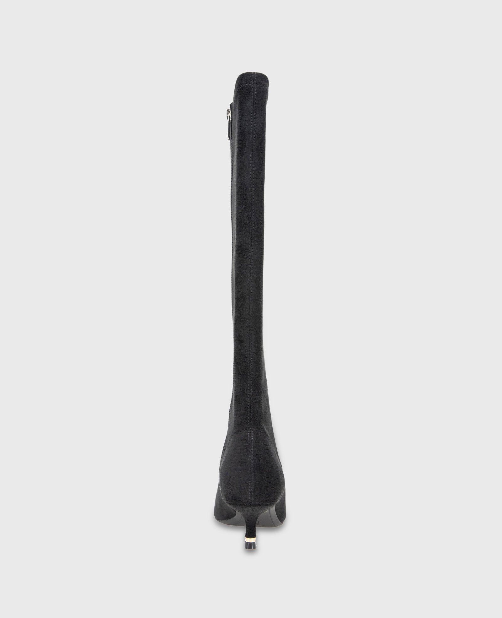 Kenneth Cole Shop Meridith Black Stretch Kitten Heel Boot | Kenneth Cole