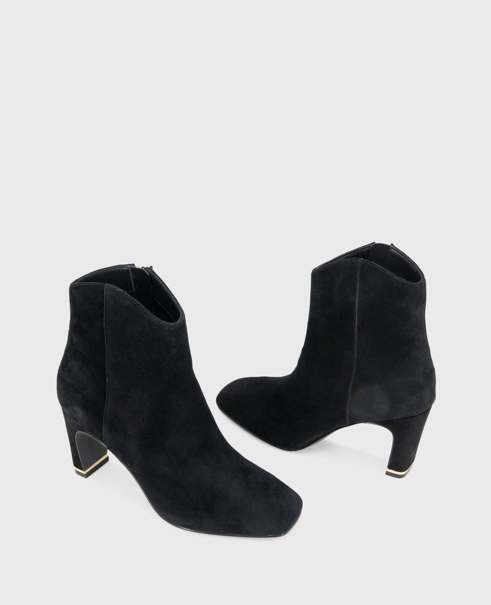 Kenneth Cole Shop Grizelda Black Suede Heel Boot | Kenneth Cole