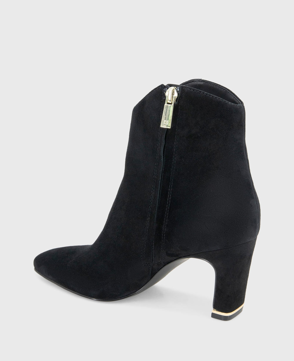 Kenneth Cole Shop Grizelda Black Suede Heel Boot | Kenneth Cole