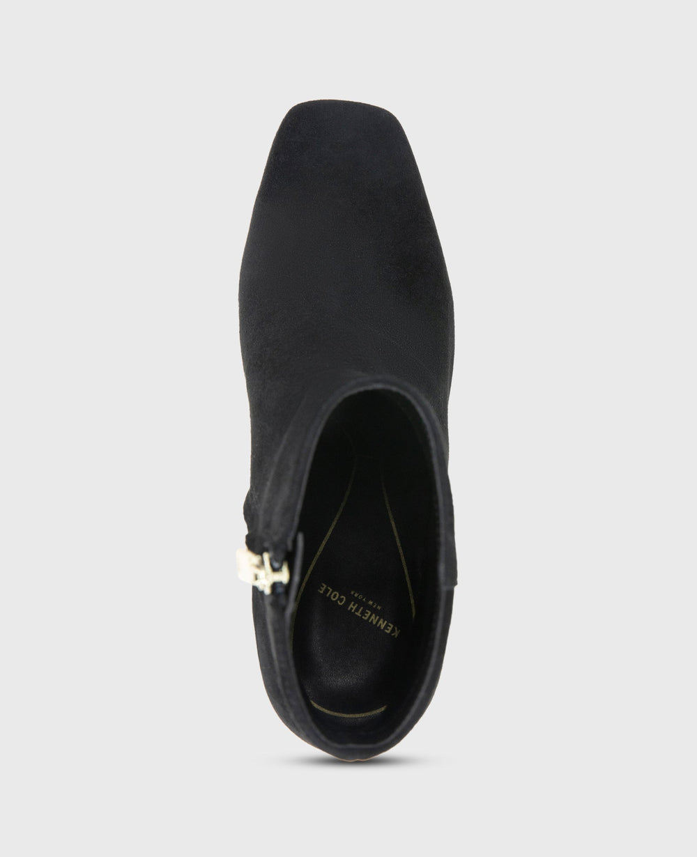 Kenneth Cole Shop Grizelda Black Suede Heel Boot | Kenneth Cole